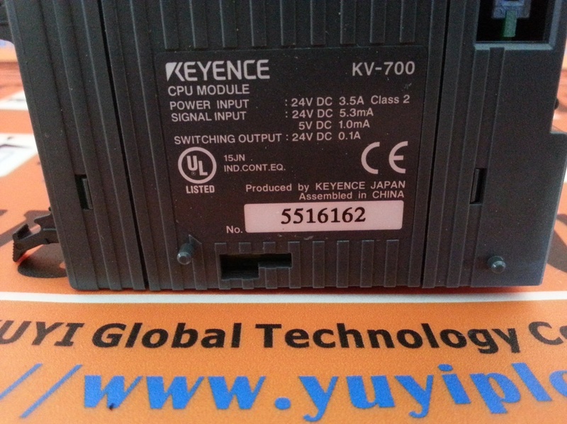 KEYENCE KV-700 CPU MODULE - 裕益科技自動化設備可程式編碼器PLC分散